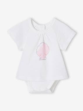 T-shirt body bébé manches courtes  - vertbaudet enfant