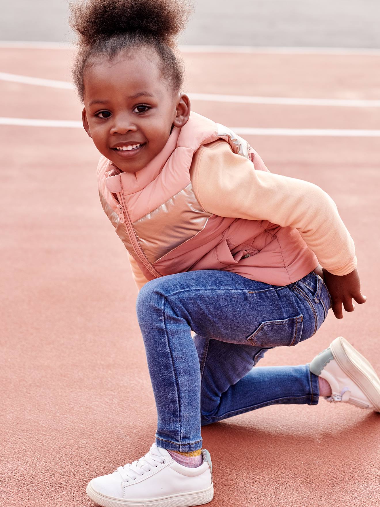 Skinny Leg Trousers, Basics - denim blue, Girls