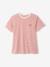 T-shirt rayé grossesse et allaitement en coton personnalisable Rayé marine+Rayé rouge+vert - vertbaudet enfant 