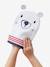 Pack of 3 Bath Gloves, Animals WHITE LIGHT SOLID WITH DESIGN - vertbaudet enfant 