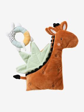 Jouet-Premier âge-Doudous, peluches et jouets en tissu-Livre d'éveil Girafe TANZANIE