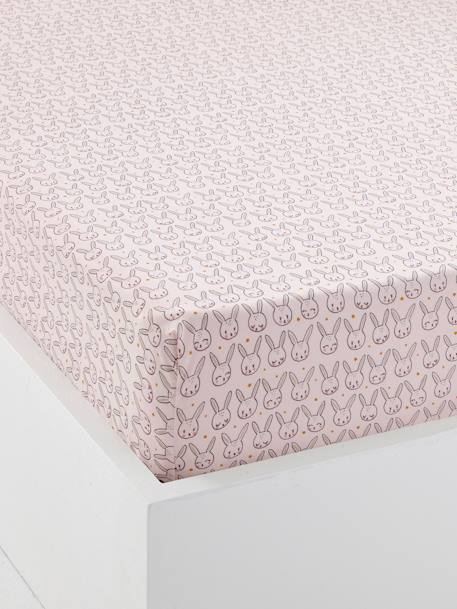 Drap Housse Bebe Feerie Oeko Tex Rose Linge De Lit Deco