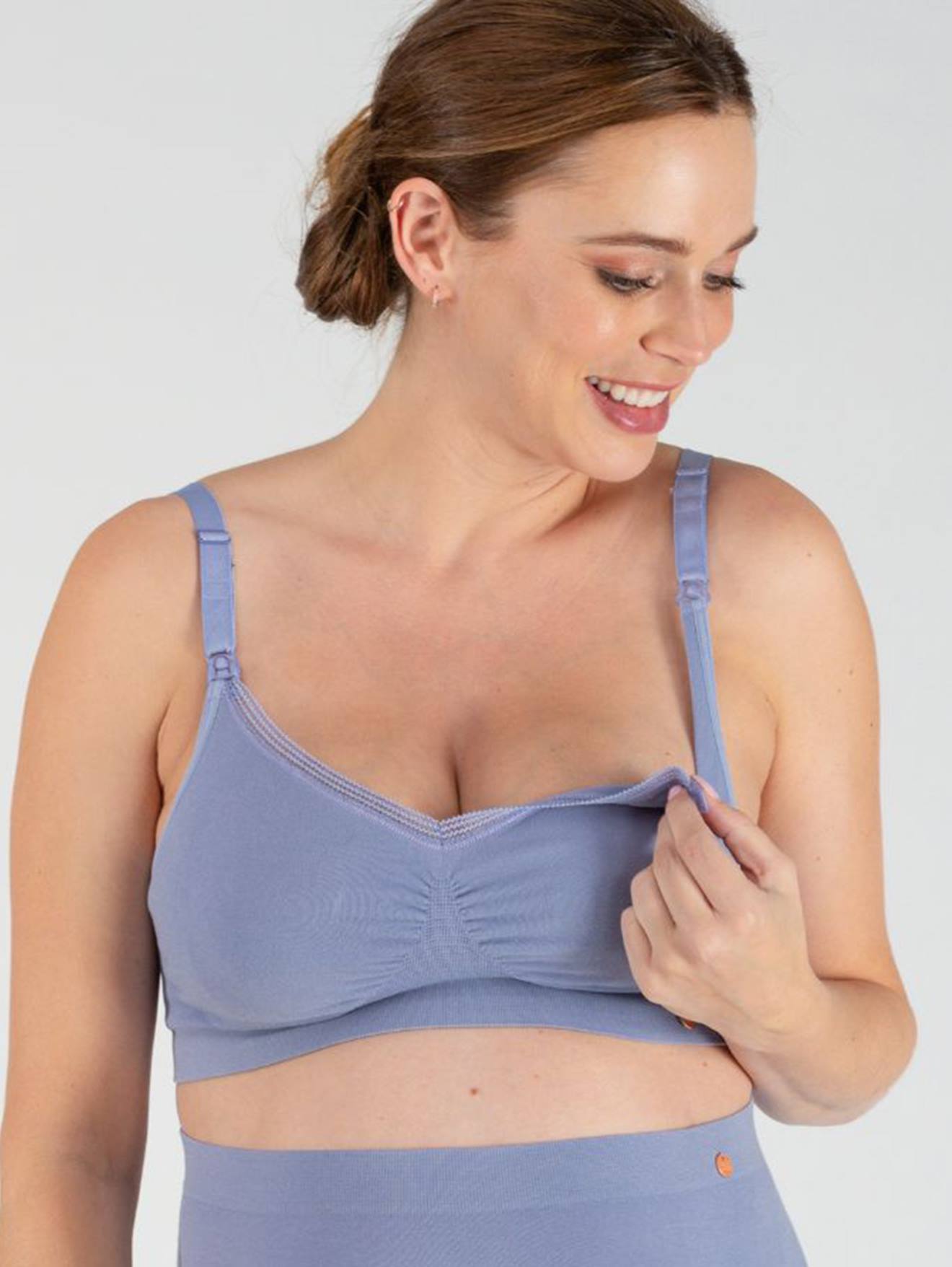 Maternity and nursing seamless bra Organic natural