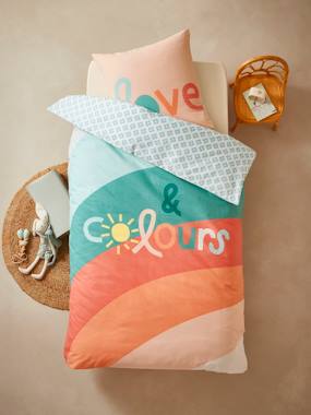 Linge de lit & Déco-Linge de lit enfant-Parure enfant housse de couette + taie d'oreiller BOHO