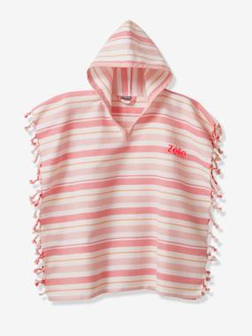 Bedding & Decor-Fouta Striped Poncho for Children