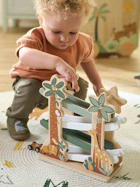 Toys-Baby & Pre-School Toys-Early Learning & Sensory Toys-Animals Slide, Tanzania, in FSC® Wood