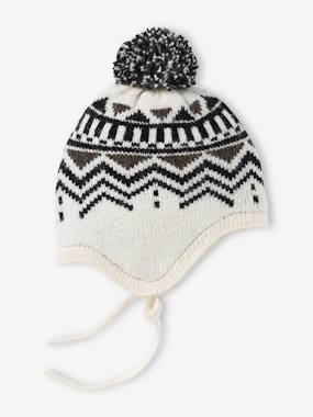 Boys-Accessories-Jacquard Knit Beanie for Boys