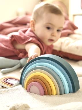 Toys-Baby & Pre-School Toys-Early Learning & Sensory Toys-Stackable Rainbow in Silicone