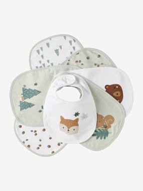 Nursery-Vertbaudet Pack of 7 Newborn Bibs