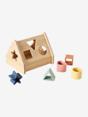 Toys-Baby & Pre-School Toys-Early Learning & Sensory Toys-Sort & Fit Triangle with Shapes in Wood & Silicone