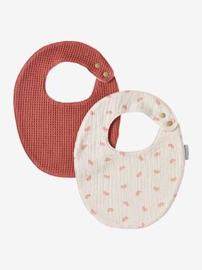 Nursery-Pack of 2 Bibs for Newborn Babies