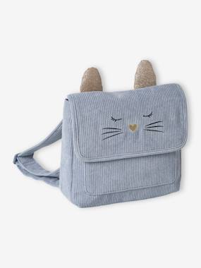 Girls-Accessories-Cat Satchel in Corduroy, Playschool Special, for Children