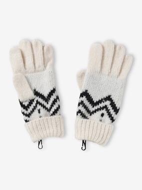 Garçon-Accessoires-Gants en maille jacquard garçon