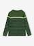 Sailor-Style Striped Jumper for Boys BROWN MEDIUM STRIPED+ecru+green+GREEN MEDIUM SOLID WITH DESIG - vertbaudet enfant 