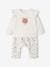 Sweatshirt & Trousers Combo for Babies 6308+ecru+marl beige+pale pink+rose - vertbaudet enfant 