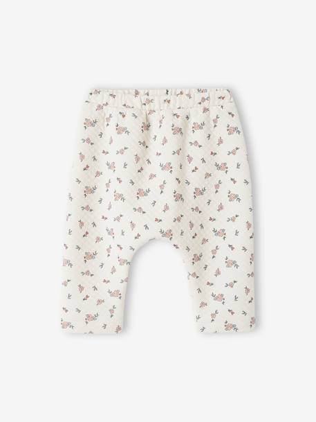 Sweatshirt & Trousers Combo for Babies 6308+ecru+marl beige+pale pink+rose - vertbaudet enfant 