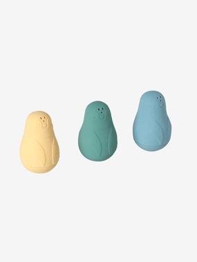 Puériculture-Lot de 3 aspergeurs pingouins en silicone