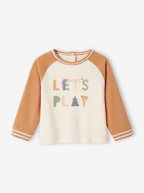 -Tee-shirt colorblock bébé manches longues