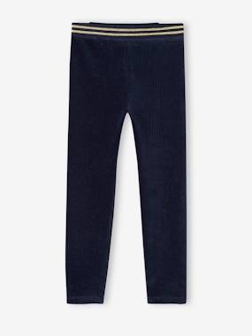 Legging fille velours   - vertbaudet enfant