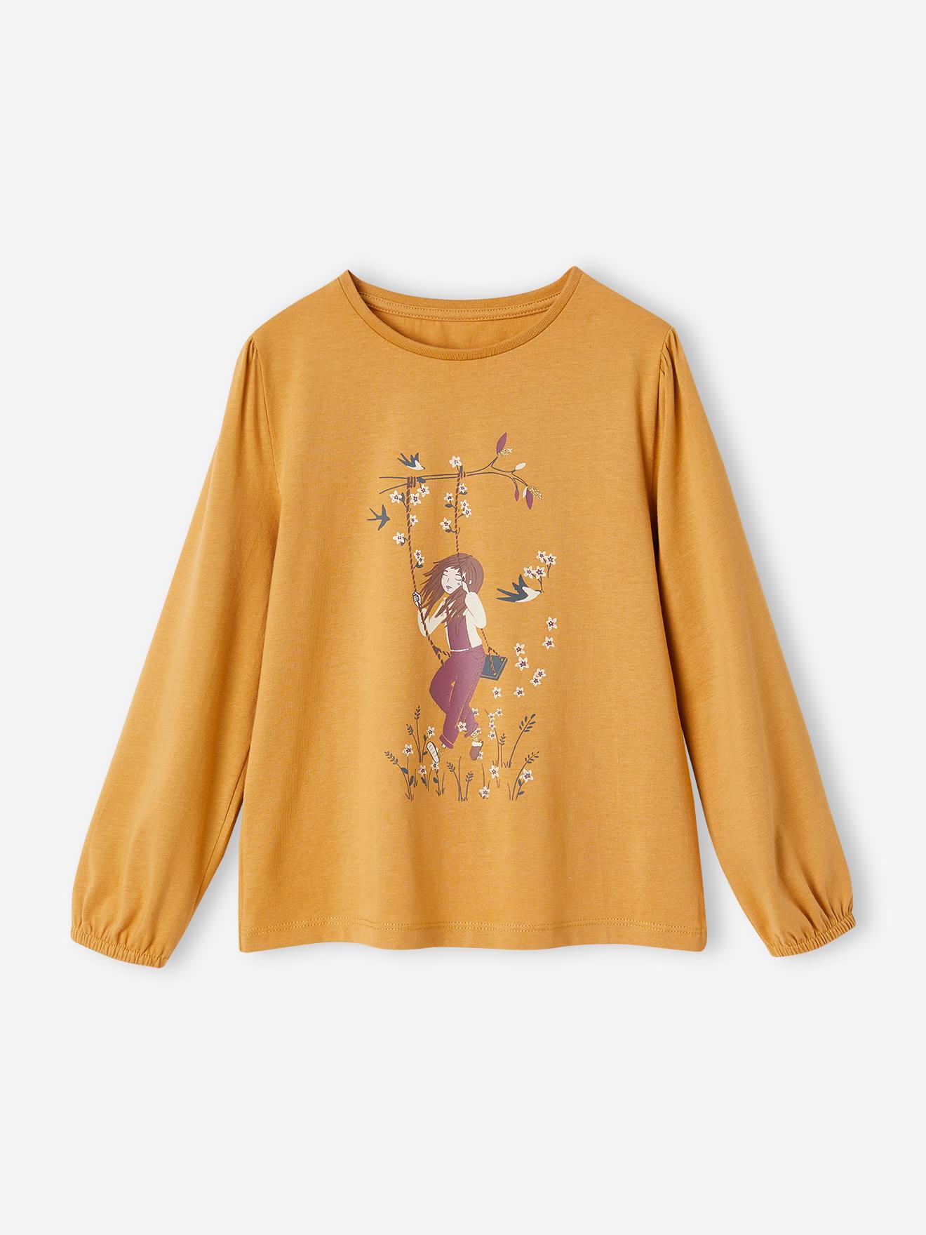 girls mustard shirt