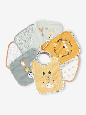 Nursery-Mealtime-Bibs-VERTBAUDET Pack of 7 Bibs