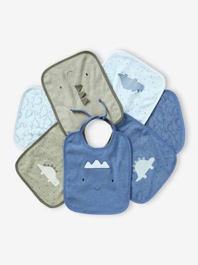 Nursery-Mealtime-Bibs-VERTBAUDET Pack of 7 Bibs