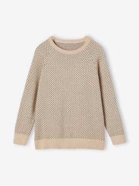 Boys-Cardigans, Jumpers & Sweatshirts-Jumper in Fancy Knit for Boys