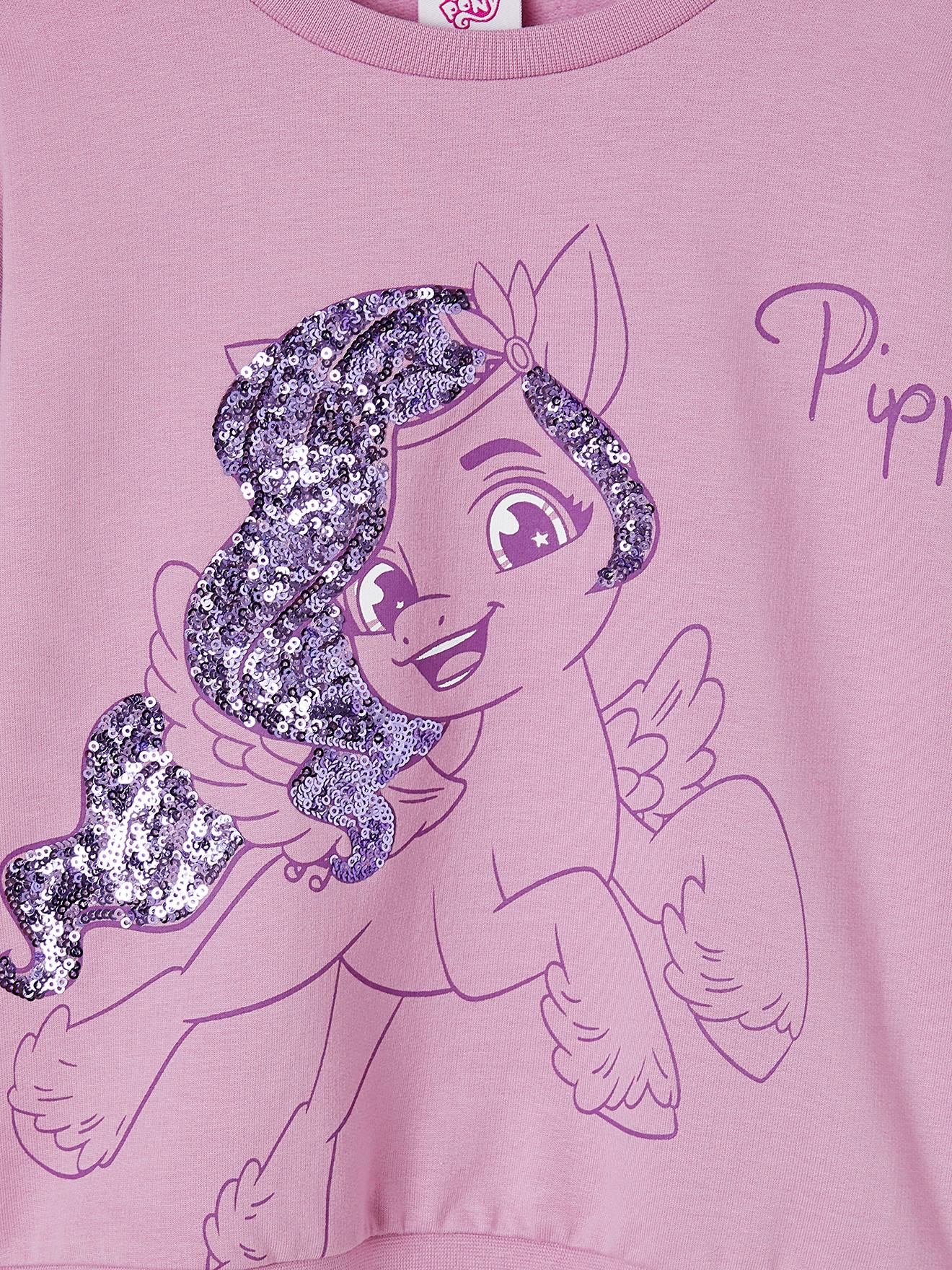 Sweat à Capuche My Little Pony Fille - 100% Coton - Licornes Et Poneys - Collection Officielle