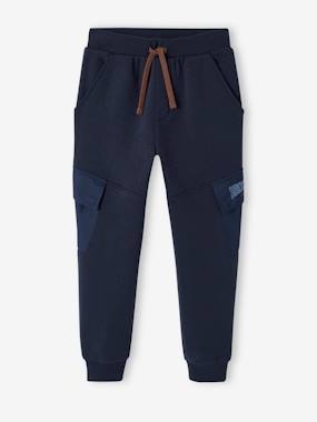 Boys-Joggers-Sports Bottoms with Patch Pockets, for Boys