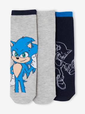 Boys-Pack of 3 Pairs of Sonic® Socks