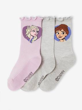 Pack of 3 Pairs of Socks, Disney® Frozen  - vertbaudet enfant