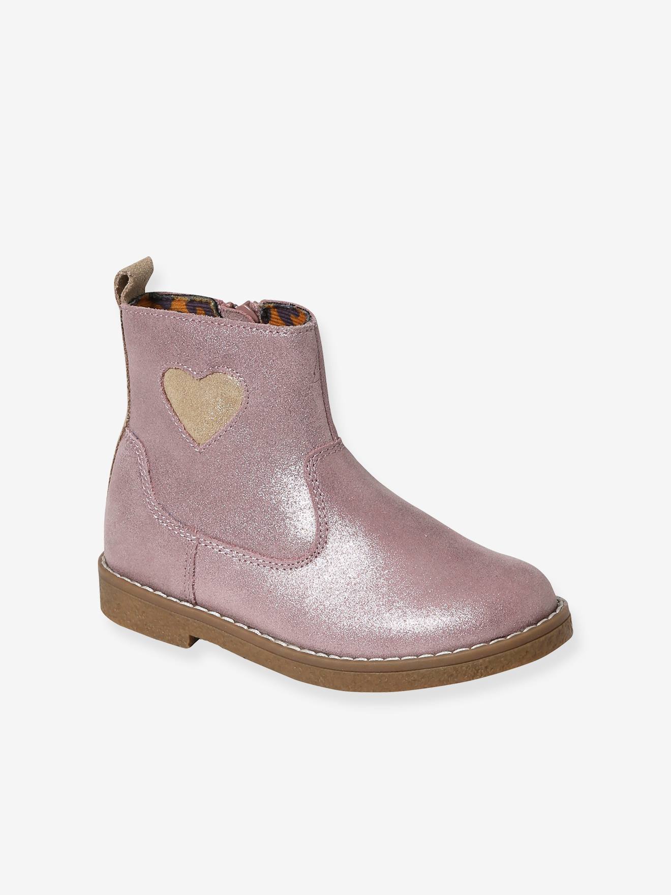 Boots best sale cuir fille