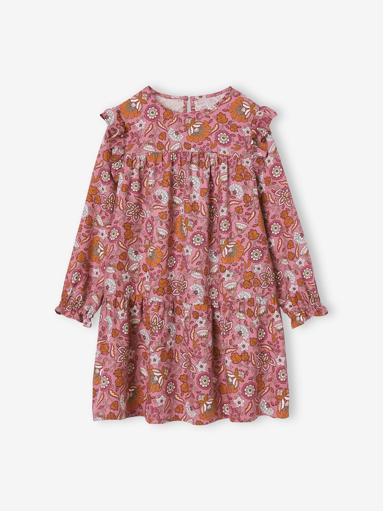 3/4 sleeve floral short dress – Sofiq