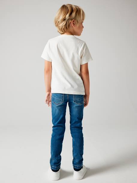 Jean slim MorphologiK FIN 'waterless' garçon DENIM BRUT+denim gris+DENIM GRIS FONCE+double stone+STONE - vertbaudet enfant 