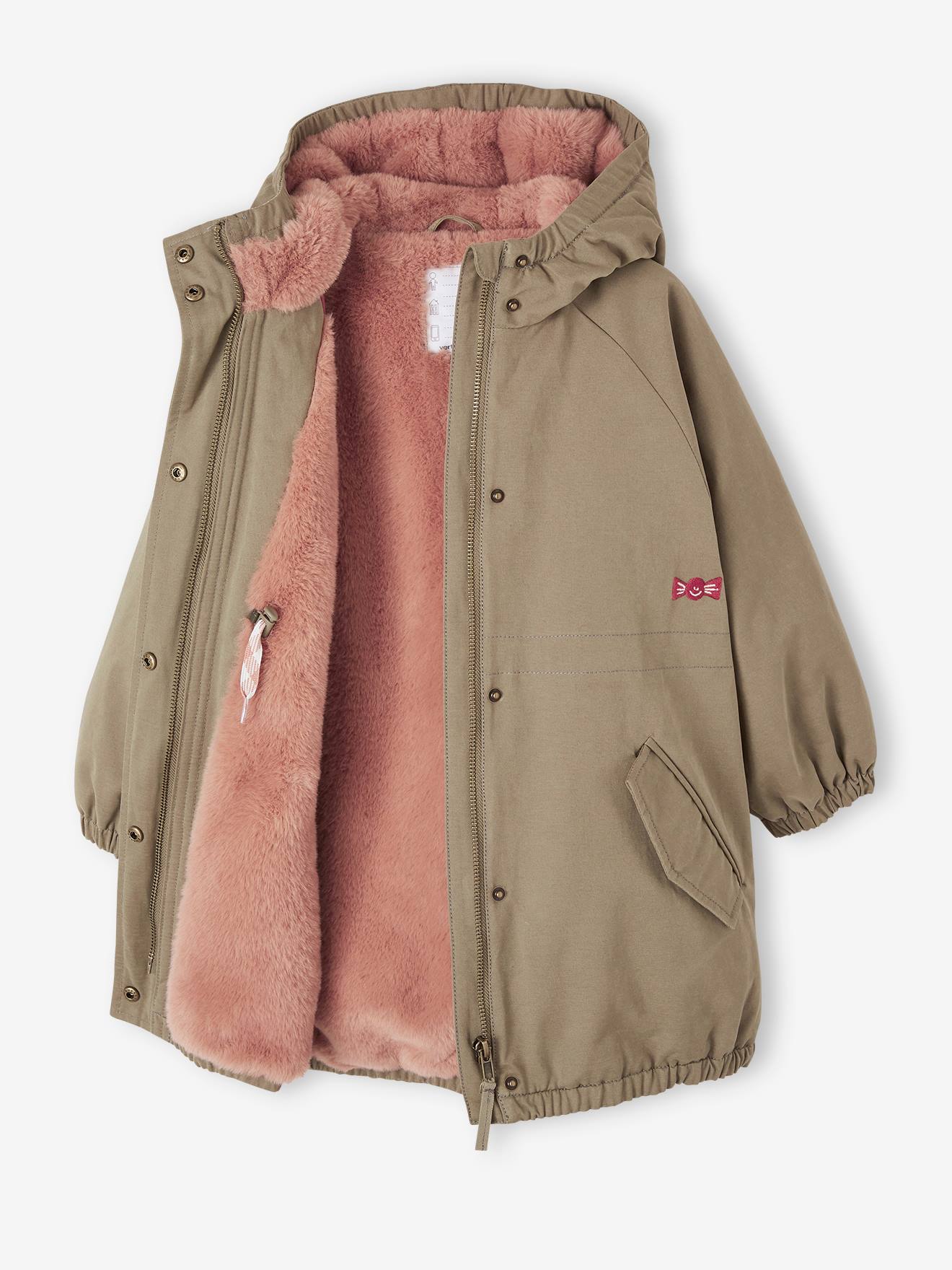 Parka best sale fourrure fille