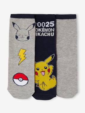 Boys-Underwear-Pack of 3 Pairs of Socks, Pokemon®