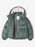Printed Jacket with Hood & Polar Fleece Lining for Girls printed brown+printed green - vertbaudet enfant 