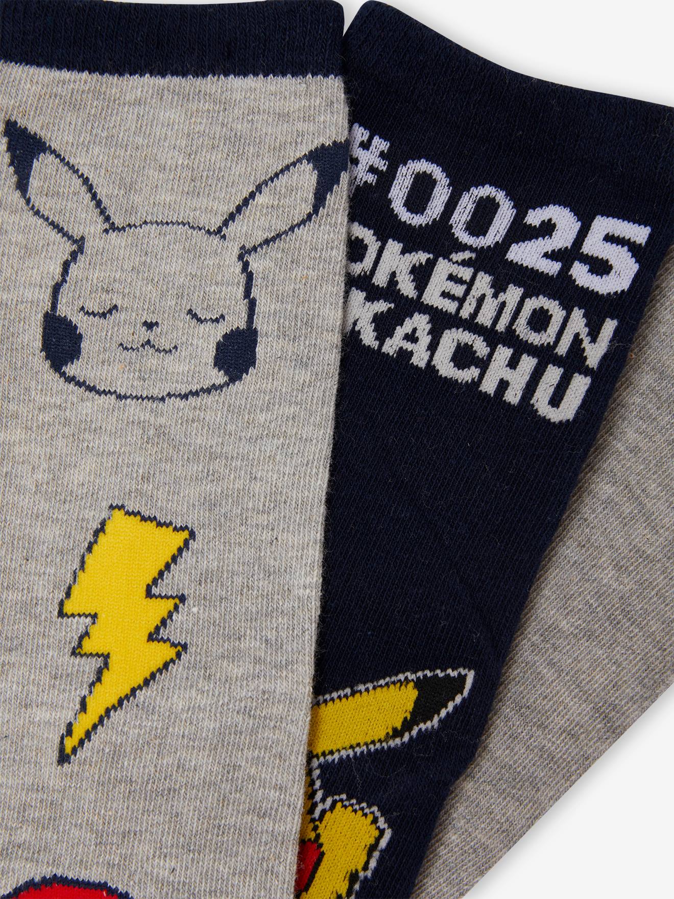 Lot de 3 paires de chaussettes 'Pokemon
