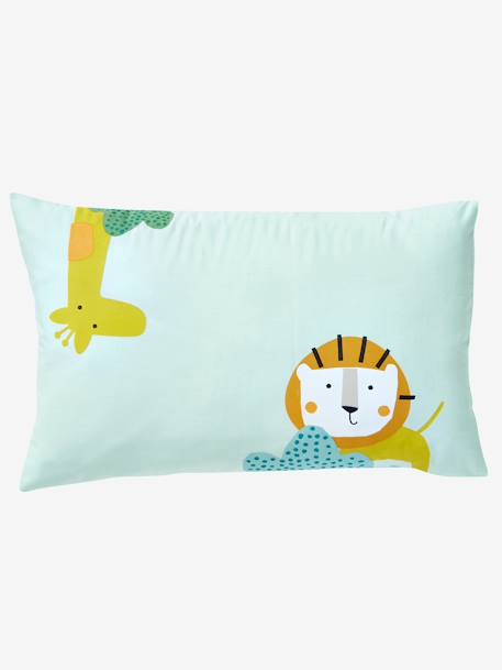 Taie D Oreiller Bebe Jungle Party Oeko Tex Vert Clair Imprime Linge De Lit Deco Taie D Oreiller Bebe Jungle Party Oeko Tex Vert Clair Imprime Linge De Lit Deco