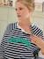 Striped Fleece Sweatshirt, Maternity & Nursing Special navy blue - vertbaudet enfant 