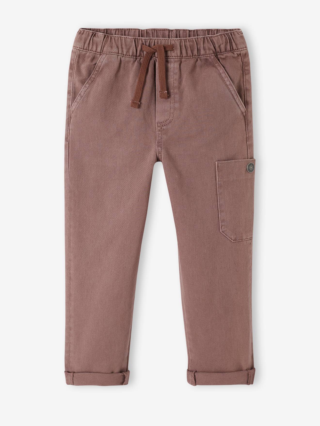 Boys Khaki Cargo Trousers (4-13yrs) - Matalan