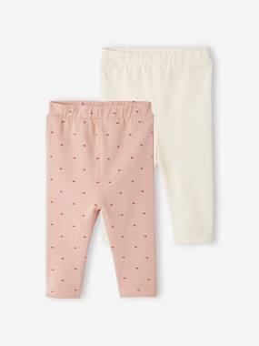 Baby-Trousers & Jeans-Pack of 2 Leggings for Babies