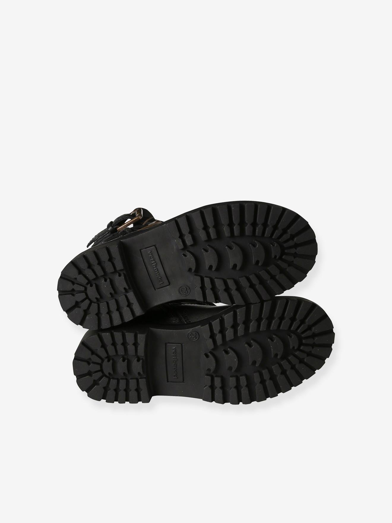 Bottines à bouts carrés - Noir - Femme - FR
