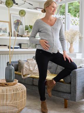 Bas Femme Enceinte Tregging Grossesse Vertbaudet - Denim Brut - Confort Bandeau Extensible - Taille 44 Sans Bandeau Avis