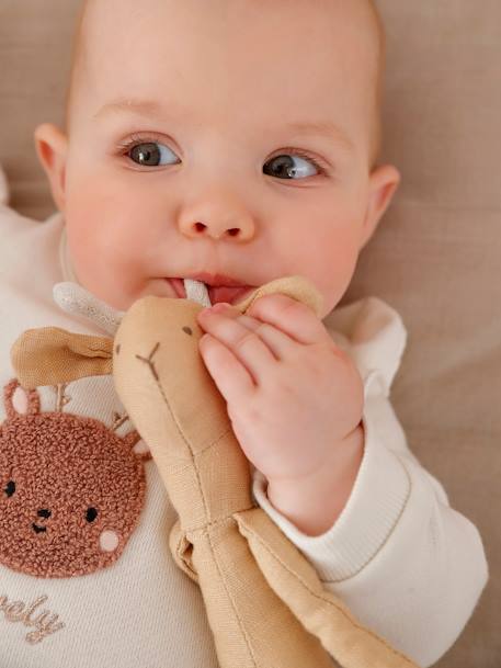 Sweatshirt & Trousers Combo for Babies 6308+ecru+marl beige+pale pink+rose - vertbaudet enfant 