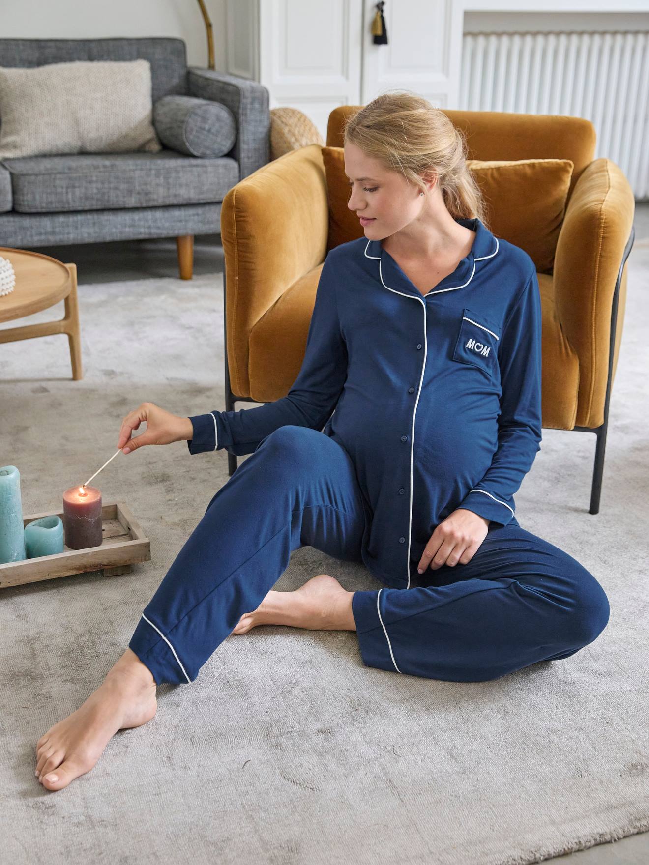 Pyjama de grossesse - Chemise de nuit & pyjama de maternité - vertbaudet