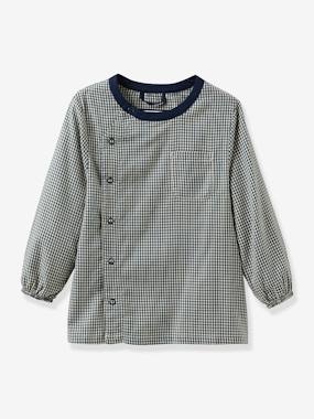 Boys-Apron -Gingham Check Smock for Boys, by CYRILLUS