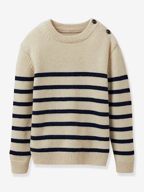 Boys-Sailor Jumper, Rich in Wool, by CYRILLUS for Boys