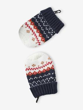 Ensemble Bonnet + Snood + Moufles Ourson Pour Bébé – Coffret Cadeau Hiver | Vertbaudet