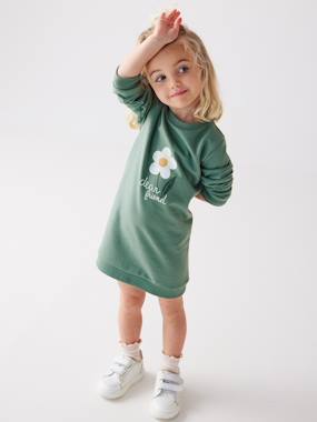 Girls-Dresses-Basics Dress in Fleece for Girls